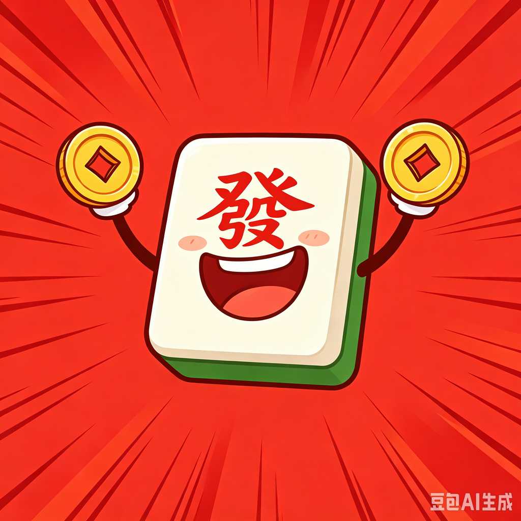 unique text mahjong tiles design